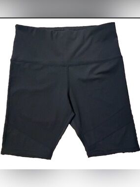 Women’s DYCE Active Black Stretch Shorts Workout Gym Yoga Size Large